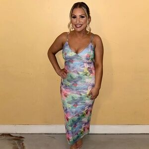 Worn Once - Hello Molly Mesh Floral Dress